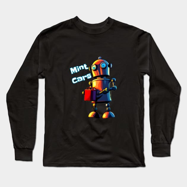 Mint Cars 3 Long Sleeve T-Shirt by BigHeaterDesigns